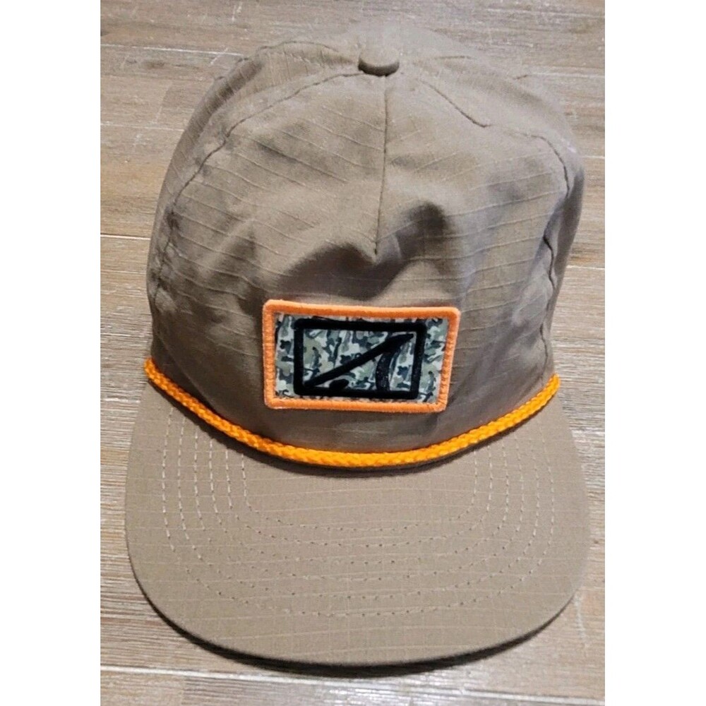 Skinny Water Culture Hat SWC Angler Fisherman Snapback Flats Fishing Brown Orang